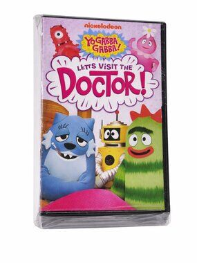 Yo Gabba Gabba Let’s Visit the Doctor DVD Nickelodeon Sealed Kids Educational